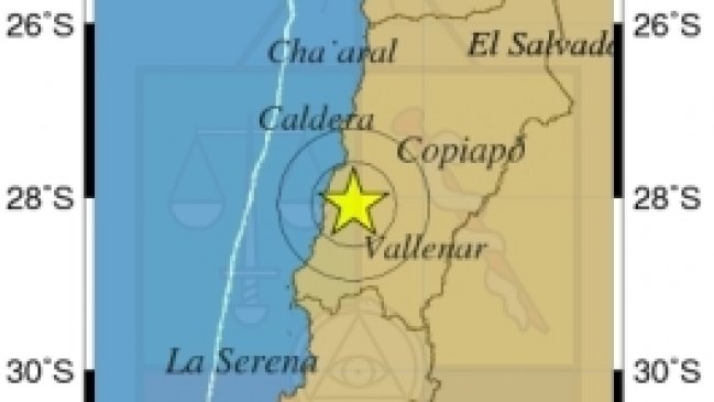 Dos réplicas sensibles afectaron de madrugada la zona de Huasco