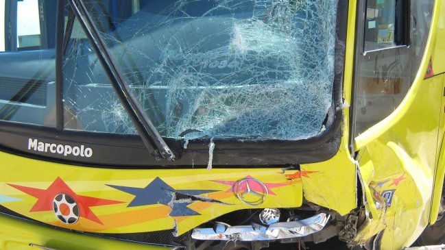 Choque de bus del casino Enjoy dejó decenas de lesionados