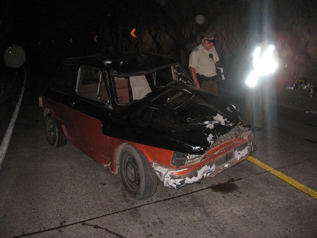 Ciclistas atropellados en Aysén 