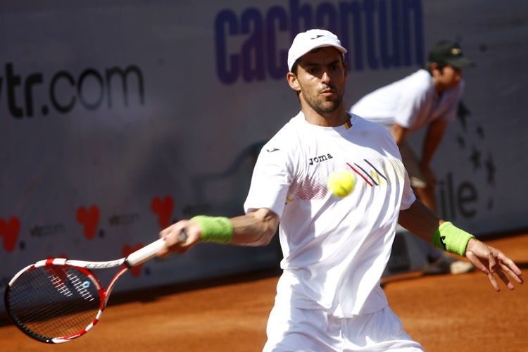 Santiago Giraldo fue el primero en celebrar en el cuadro del ATP de Viña