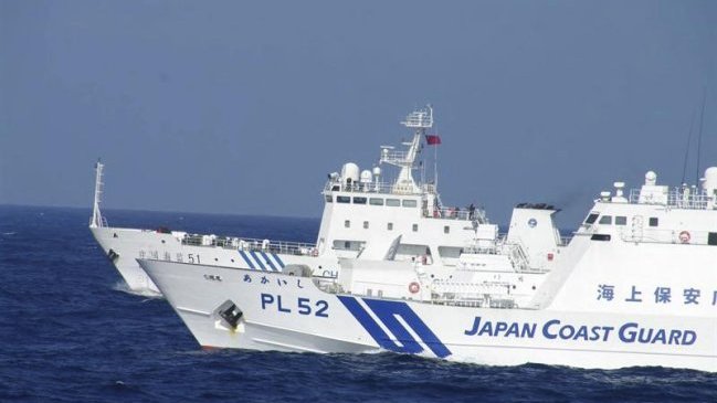 Japón protestó por nueva incursión de barcos chinos en aguas en disputa