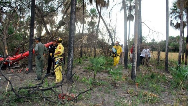 Forense inició identificación de los restos de Lino Oviedo tras accidente aéreo