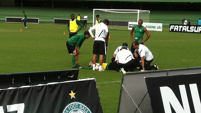 Darío Botinelli sufrió fractura de tobillo durante un entrenamiento en Coritiba