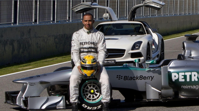 Lewis Hamilton se estrelló en su debut con Mercedes