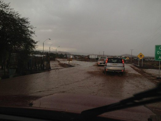 Onemi decretó alerta roja por chubascos y tormentas eléctricas en San Pedro de Atacama