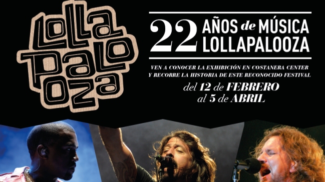 Lollapalooza abrió exposición en Costanera Center