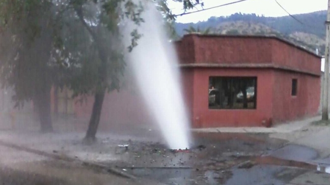 Rotura de matriz se registró en Recoleta