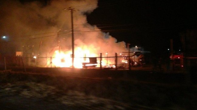 Un trabajador murió en incendio de una empresa de Paine