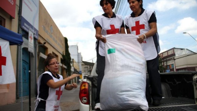 Cruz Roja enviará este lunes ayuda para damnificados de Valparaíso