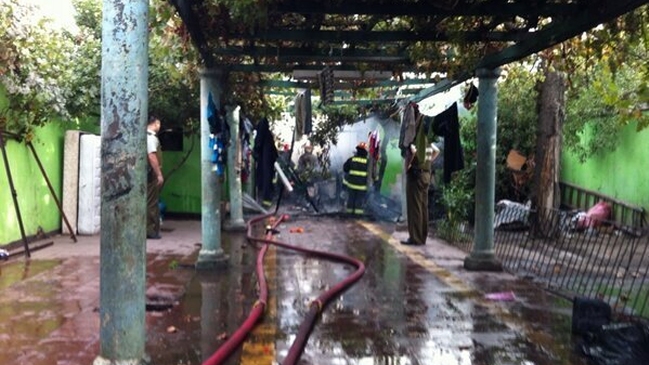 Incendio en Cerro Navia cobró la vida de cuatro personas
