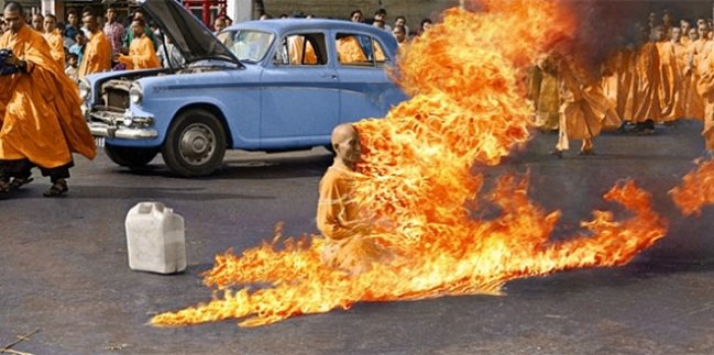 Cinco tibetanos fueron detenidos por incitar suicidios a lo bonzo