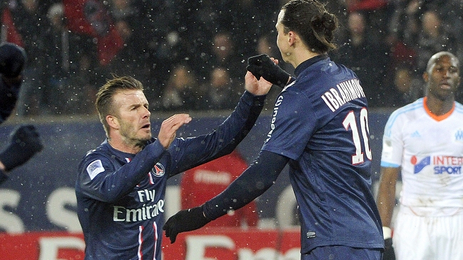 David Beckham alabó el profesionalismo de Ibrahimovic