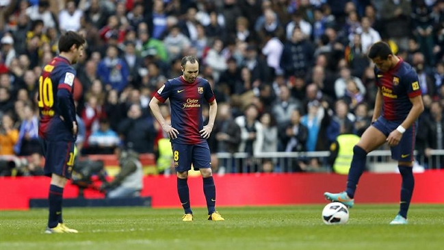 Alexis Sánchez no pudo evitar nueva caída de FC Barcelona ante Real Madrid