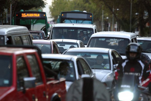 [Fotos] La Nueva Jornada De Congestión Vehicular En Santiago ...