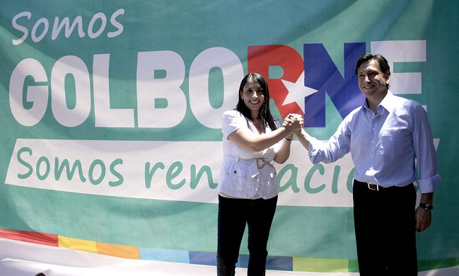 Rubilar: Soy RN, apoyo a Golborne y espero que no haya ninguna sanción