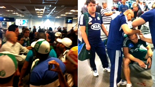 Jorge Valdivia fue agredido por hinchas de Palmeiras en aeropuerto de Buenos Aires