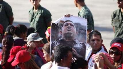 La delegación chilena participa en el funeral de Hugo Chávez