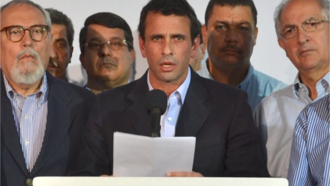 Henrique Capriles: A Maduro nadie lo eligió presidente
