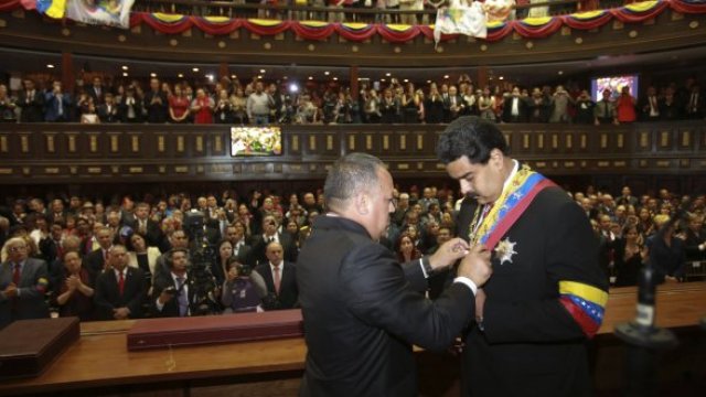 [Fotos] La juramentación de Maduro como presidente encargado de ...