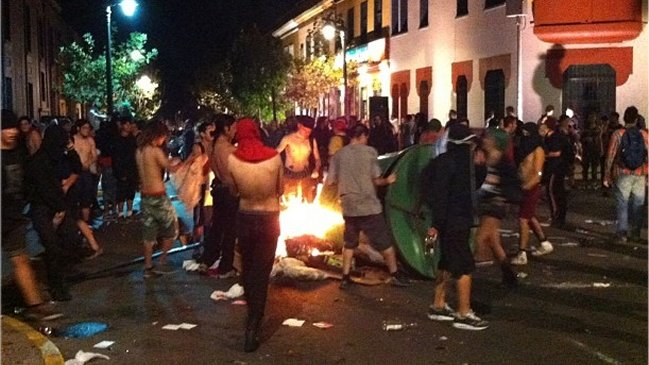 Concierto terminó con incidentes en Bellavista