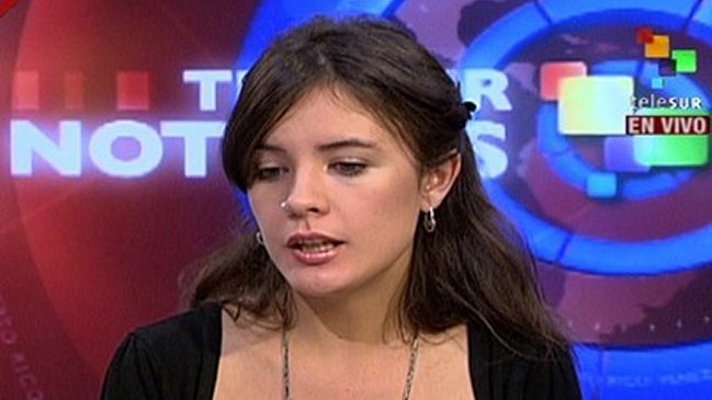 Camila Vallejo exhortó a la juventud venezolana a seguir con la 
