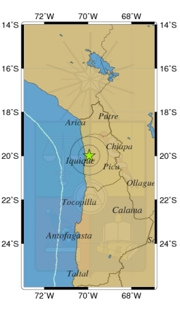 Sismo de menor intensidad afectó a la Región de Tarapacá