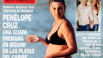 Las primeras imágenes del embarazo de Penélope Cruz