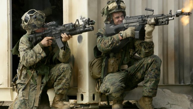 Siete marines murieron durante maniobras con fuego real en EE.UU.