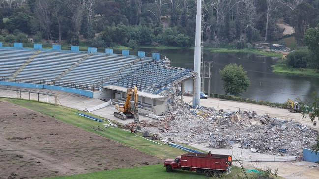 Comenzó la demolición del Estadio Sausalito