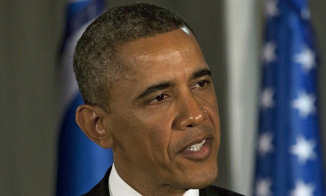 Barack Obama aterrizó en Palestina