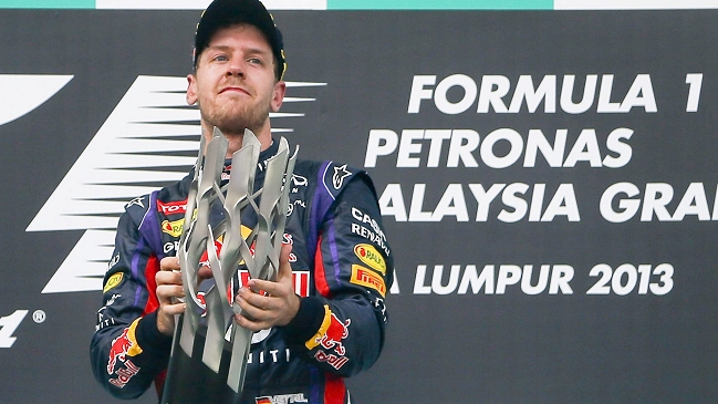 Sebastian Vettel alcanzó el primer lugar en el Gran Premio de Malasia