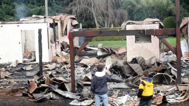 Desconocidos atacaron un fundo en la Región de La Araucanía