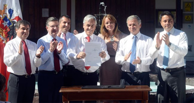Presidente Piñera promulgó el 