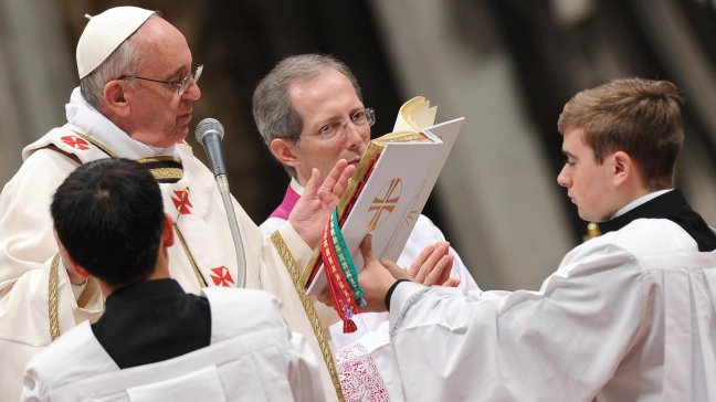 El papa Francisco celebra su primer Jueves Santo