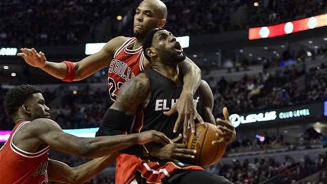 Los Bulls frenaron la marcha triunfal de Miami Heat