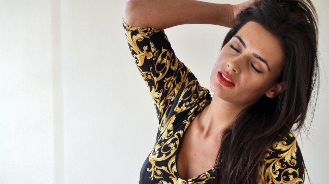 Dominique Gallego grabó video al estilo estilo 