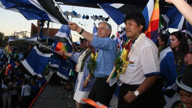 Evo Morales inauguró criadero de truchas en el Silala