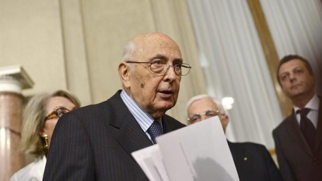 Giorgio Napolitano descartó dimitir a la presidencia de Italia