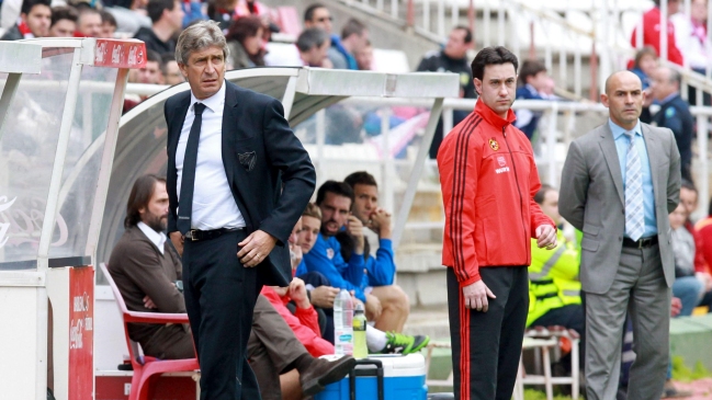 En España destacan los 50 triunfos de Pellegrini al frente de Málaga