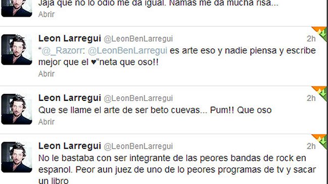 Vocalista de Zoé se burló de libro de Beto Cuevas