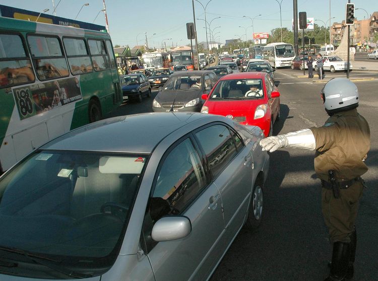 Los desvíos por la construcción de corredor del Transantiago en Las Rejas