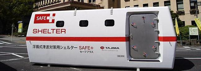 Firma japonesa creó refugio flotante anti tsunami