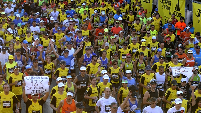 Julius Keter se adjudicó el Maratón de Santiago alcanzando un nuevo record