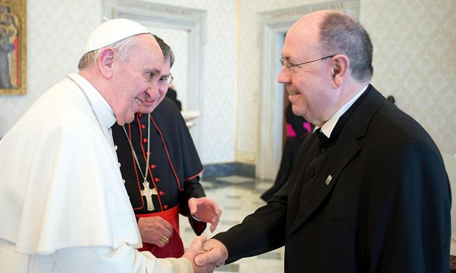 Papa Francisco mantuvo su primera audiencia privada con un líder protestante