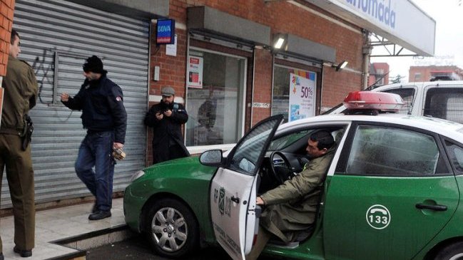 Carabineros detuvo a banda especialista en el robo de farmacias