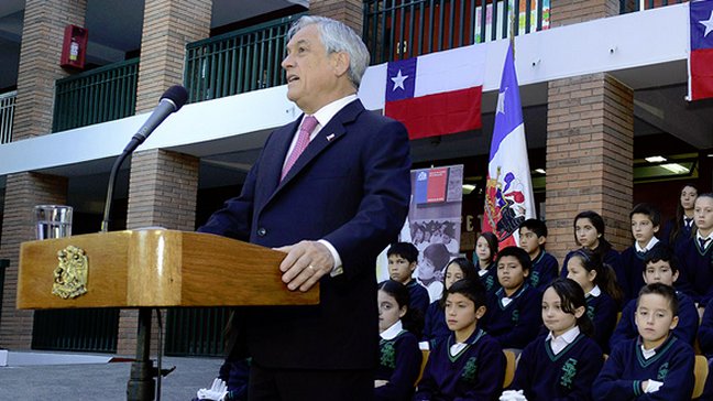 Piñera: La educación no se mejora acusando a ministros sin fundamentos