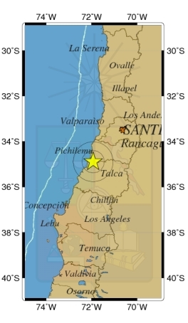 Sismo de mediana intensidad remeció a la zona central