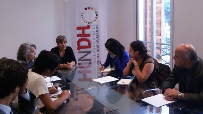 INDH se reunió con heridos por balines de pintura en manifestaciones