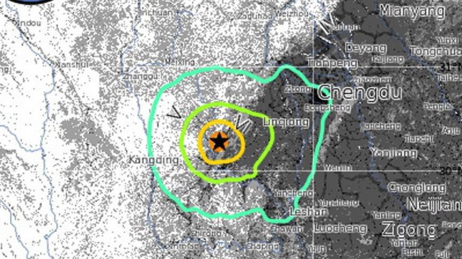 Terremoto en el centro de China deja 102 muertos y 3.000 heridos