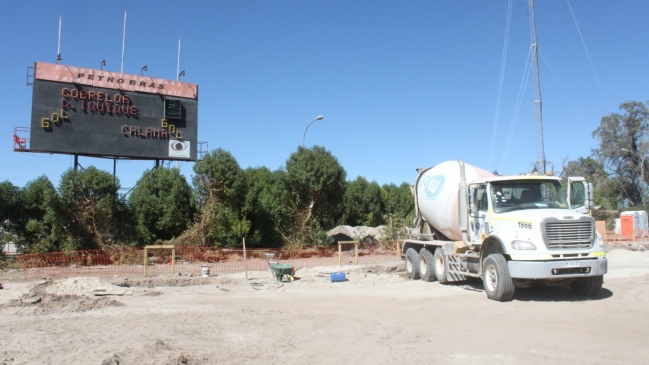 Gobierno Regional aprobó financiamiento extra para estadio de Calama
